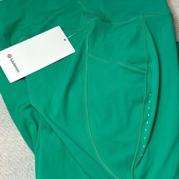 Lululemon Fast Free Leggings Size 12 NWT $128 POCKETS Kelly Green Updated - Picture 6 of 12